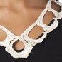 NWT Libertine for Target Black with Cream Cutout Lace Neckline Crepe Dress XS S