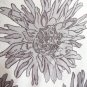 NWT Forever 21 Taupe Purple-Gray Floral Burst Print Floaty Silk Drape Skirt S P