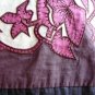 NWT Warehouse Cream Plum Brown Sheer Cotton Swing Top Appliqué Flowers USD90 S 4