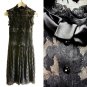 Cocoon Dressy Black Stretch Lace Cocktail Party Occasion Dress /w Satin Bows XXS