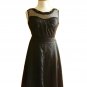 NWOT Classic Glam Black Sweetheart Bustier Little Black Dress /w Lace Yoke XS S