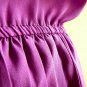 NWT Jade / Kelly Green & Plum Purple Colorblock Lightweight Pleated Dress S M