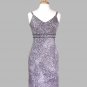 Va Va Voom Retro 90s Gray Neon Pink Yellow Leopard Animal Print Sheath Dress S M