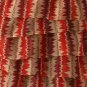 NWT Anna Sui Anthropologie Terrawatt Tiered Chiffon Skirt Red Brown USD148 M 10
