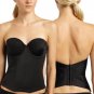 NWT Maidenform Custom Lift Shaping Longline Bra Corset 09655 USD48 Black S M 36B