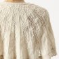 NWT Anthropologie With Wings White Tank Cream Vintage-Look Crochet Cape USD68 M