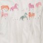 NWT Aerie All the Pretty Horses Gray Pink Orange Cropped T-Shirt Tee S