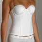 NWT Maidenform Custom Lift Shaping Longline Bra Corset 09655 USD48 White M L 38C