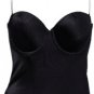 NWT Maidenform Custom Lift Shaping Longline Bra Corset 09655 USD48 Black S M 34B