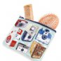 NWT Closeup-Ready Vintage Camera Print Cosmetics Makeup Travel Pencil Case Pouch