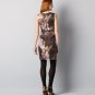 NWT Ann Taylor LOFT Mauve Pink Evening Floral Print Sheath Dress USD90 8 M Tall