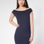 NWT American Apparel 6 Ways Navy Blue Fine Jersey Tshirt Pillowcase Dress XS S