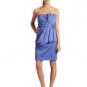 NWT Ted Baker Powder Blue Strapless Origami Pleated Bow Fearne Dress USD295 M 10