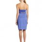NWT Ted Baker Powder Blue Strapless Origami Pleated Bow Fearne Dress USD295 M 10