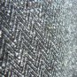 Dark Brown Chevron Weave Tweed Suit Jacket Blazer /w Detachable Black Lace M 8