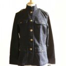 NWT Ralph Lauren Dark Blue Denim Military Bomber Jacket (Unisex?) USD149 L 12 14