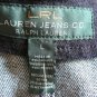 NWT Ralph Lauren Dark Blue Denim Military Bomber Jacket (Unisex?) USD149 L 12 14