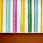 NWT Rainbow Bright Pebbled Faux Leather Mini Satchel / Clutch Bag - White Brown