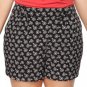 NWT Forever 21+ Black & White Bicycle Print Fluid Lightweight Summer Shorts XL