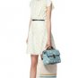 NWT Jason Wu Target Cream Yellow Blue Cycle Print Flutter Dress /w Pearls M 8