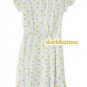 NWT Jason Wu Target Cream Yellow Blue Cycle Print Flutter Dress /w Pearls L 12