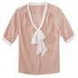 NWT Jason Wu for Target Secretary Blouse with Tie in Blush Pink & Cream Dots L