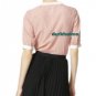 NWT Jason Wu for Target Secretary Blouse with Tie in Blush Pink & Cream Dots L