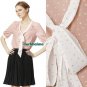 NWT Jason Wu for Target Secretary Blouse with Tie in Blush Pink & Cream Dots L