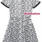 NWT Jason Wu for Target Cycle Wheel Dot Print Shirt Dress in Cream Gray Black XL
