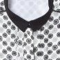 NWT Jason Wu for Target Cycle Wheel Dot Print Shirt Dress in Cream Gray Black XL