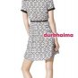 NWT Jason Wu for Target Cycle Wheel Dot Print Shirt Dress in Cream Gray Black XL