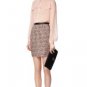 NWT Jason Wu for Target Blush Pink & Black Floral Lace Print Straight Skirt 14 L