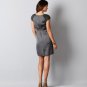 NWT Ann Taylor LOFT Iron Gray Juliette Sweet Lace Cap Sleeve Dress USD90 16 XL P