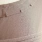 NWOT Taupe Stone Gray Soft Tiered Pleated Fall Winter Long-Sleeved Blouse M L