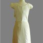 NWOT G2000 Simple Classic Neutral Beige Pleated A-Line Work Office Skirt M