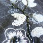 NWOT Biba Charcoal Gray Checked Wool Jacket Embroidered Beaded Flowers UK12 M 8