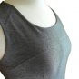 Cute Gray Tweedy Chevron Weave Fitted Bodice Sweetheart Shift Day Dress Bow S M
