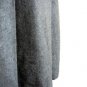 Classic Chic Dove Gray Pleated Wool Felt Slim A-Line Midi Fall Winter Skirt XS S