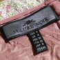 Allure Noir Brown Pink Plaid Tartan Panelled Tailored Bell Flare Work Skirt XS S