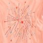 NWT Aerie Salmon Blush Pink Cupid Arrows Heart burst Print T-Shirt Tee L