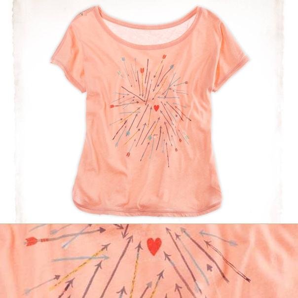 salmon pink tshirt