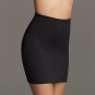 NWT Maidenform Fat Free Dressing Shaping Slimming 21" Black Slip Skirt /w Boyshorts #2458 USD30 XL