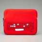 NWT Kate Spade Red White Black Whimsical Keyboard Print iPad Neoprene Sleeve