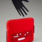 NWT Kate Spade Red White Black Whimsical Keyboard Print iPad Neoprene Sleeve