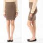 Forever 21 Skirt Tan Brown Stretch Bandage Bodycon Pencil Knee Length NWT S M