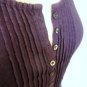 J.Crew Navy Blue Painter Pintucked 3/4 Sleeve Henley T-Shirt Tee NWT USD40 S
