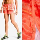 Under Armour Running Shorts Escape Print in Neon Orange Yellow Rush NWT USD35 XL
