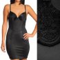 Maidenform Shapewear Slip Black with Lace Firm Control + Panty 2364 USD59 36C