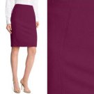 Halogen Seamed Pencil Skirt in Purple Nectar Work Office Stretch NWT USD69 L 12