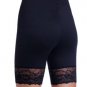 Maidenform Thigh Slimmer Firm Control Shapewear Panty with Lace Black 1255 NWT S